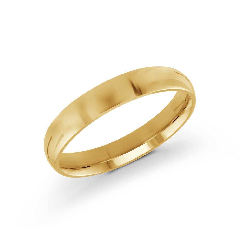 Yellow Gold Men's Ring Size 4mm (J-217-04YG)