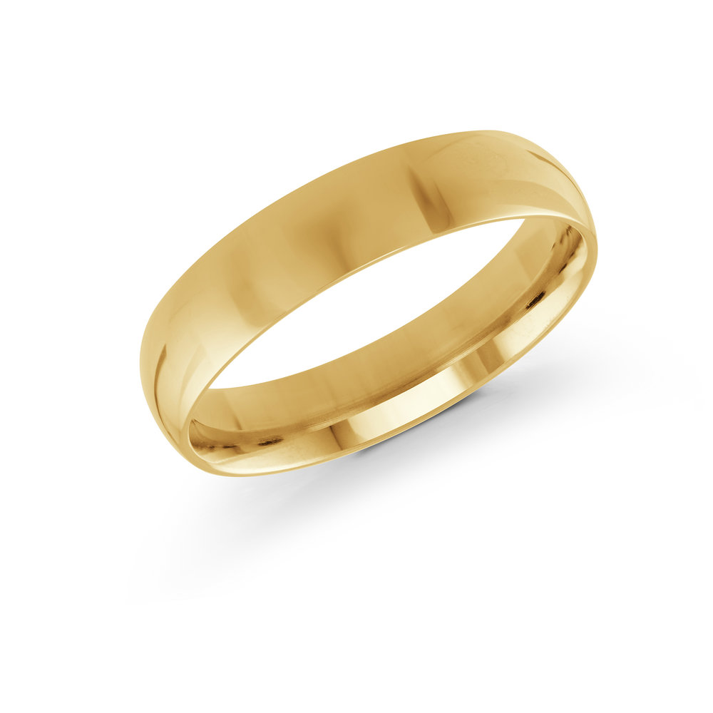 Yellow Gold Men's Ring Size 5mm (J-217-05YG)