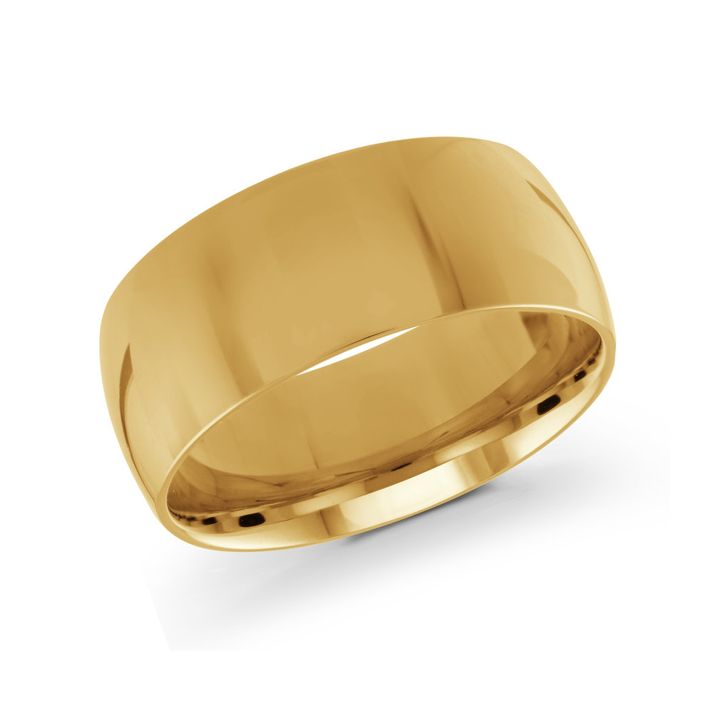 Yellow Gold Men's Ring Size 9mm (J-217-09YG)