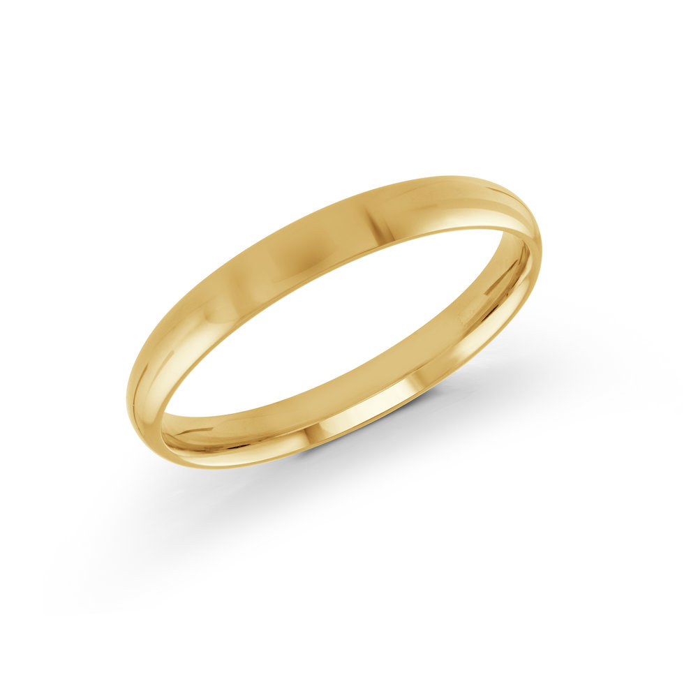 Yellow Gold Men's Ring Size 3mm (J-100-03YG)