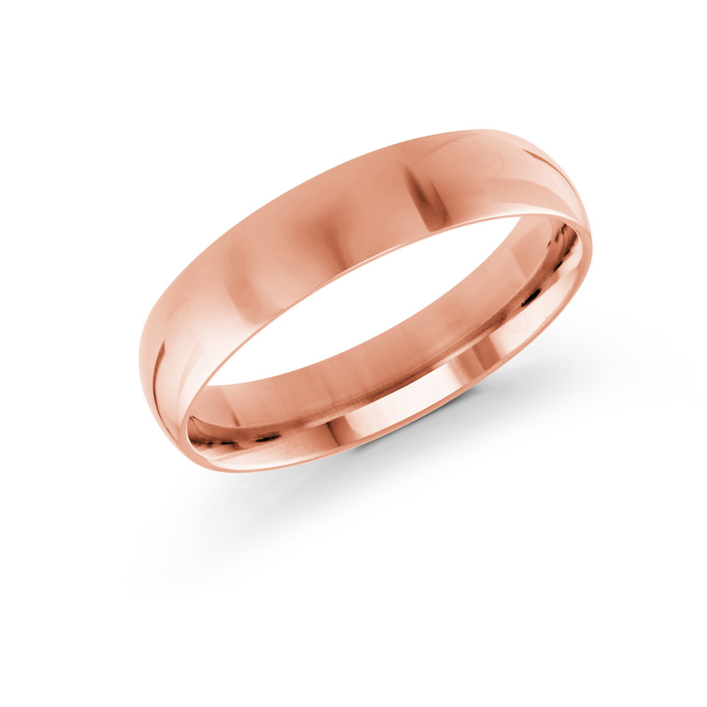 Pink Gold Men's Ring Size 5mm (J-100-05PG)