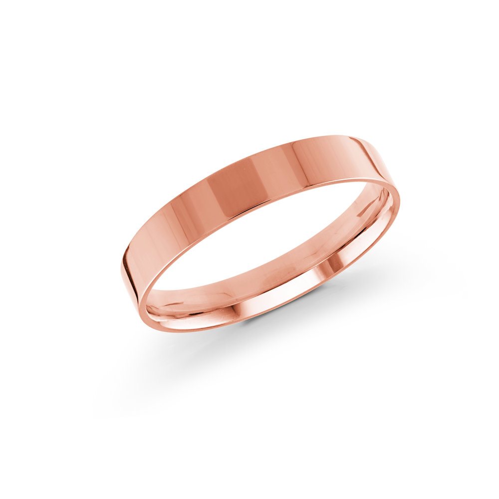 Pink Gold Men's Ring Size 4mm (J-213-04PG)